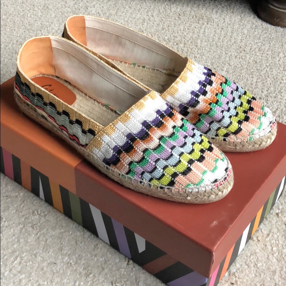 Casteñer Missoni espadrille flats